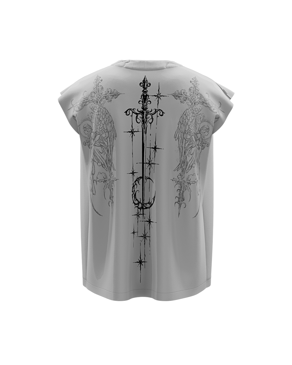 Obsess Grey Unisex Boxy Vest