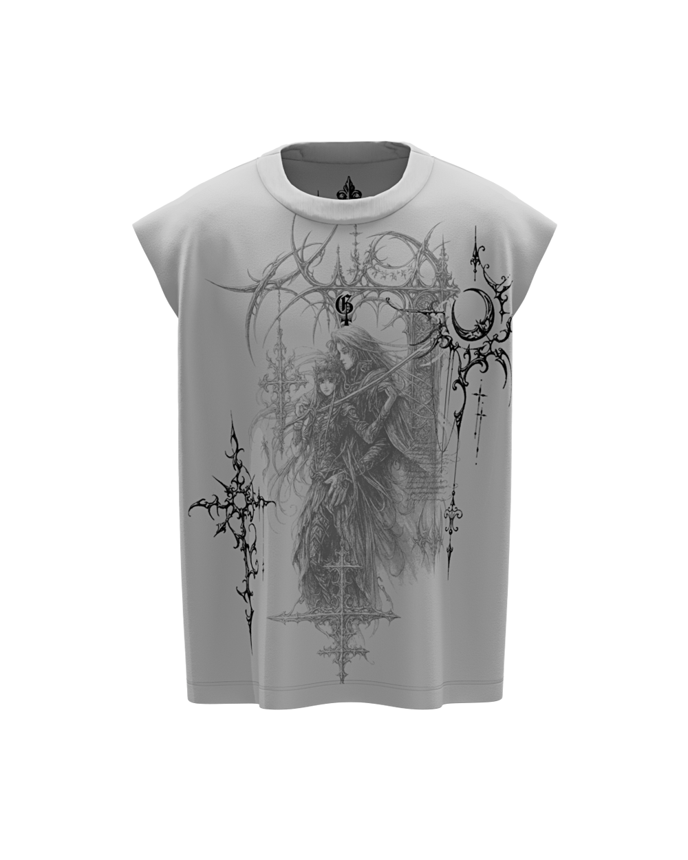 Obsess Grey Unisex Boxy Vest