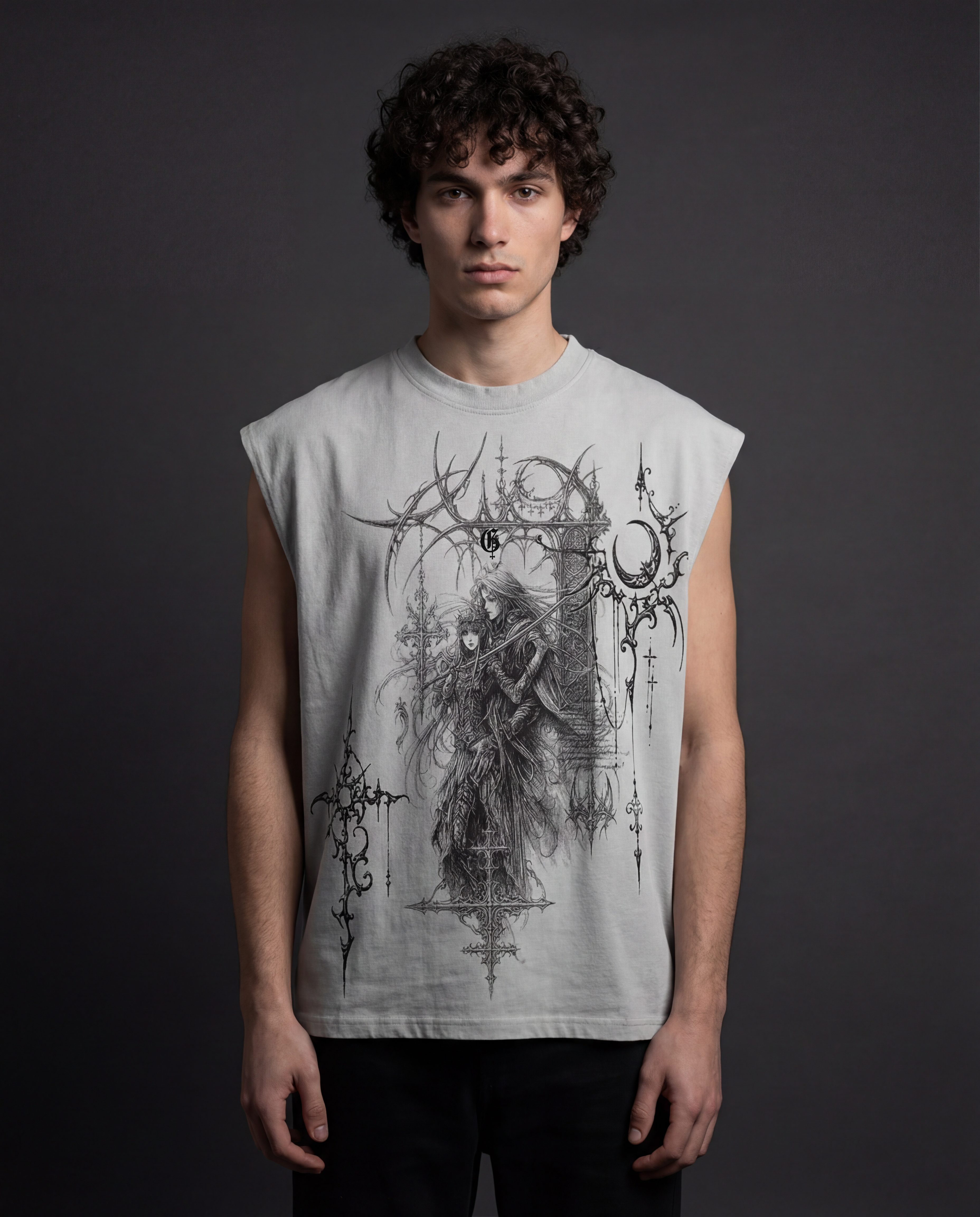 Obsess Grey Unisex Boxy Vest