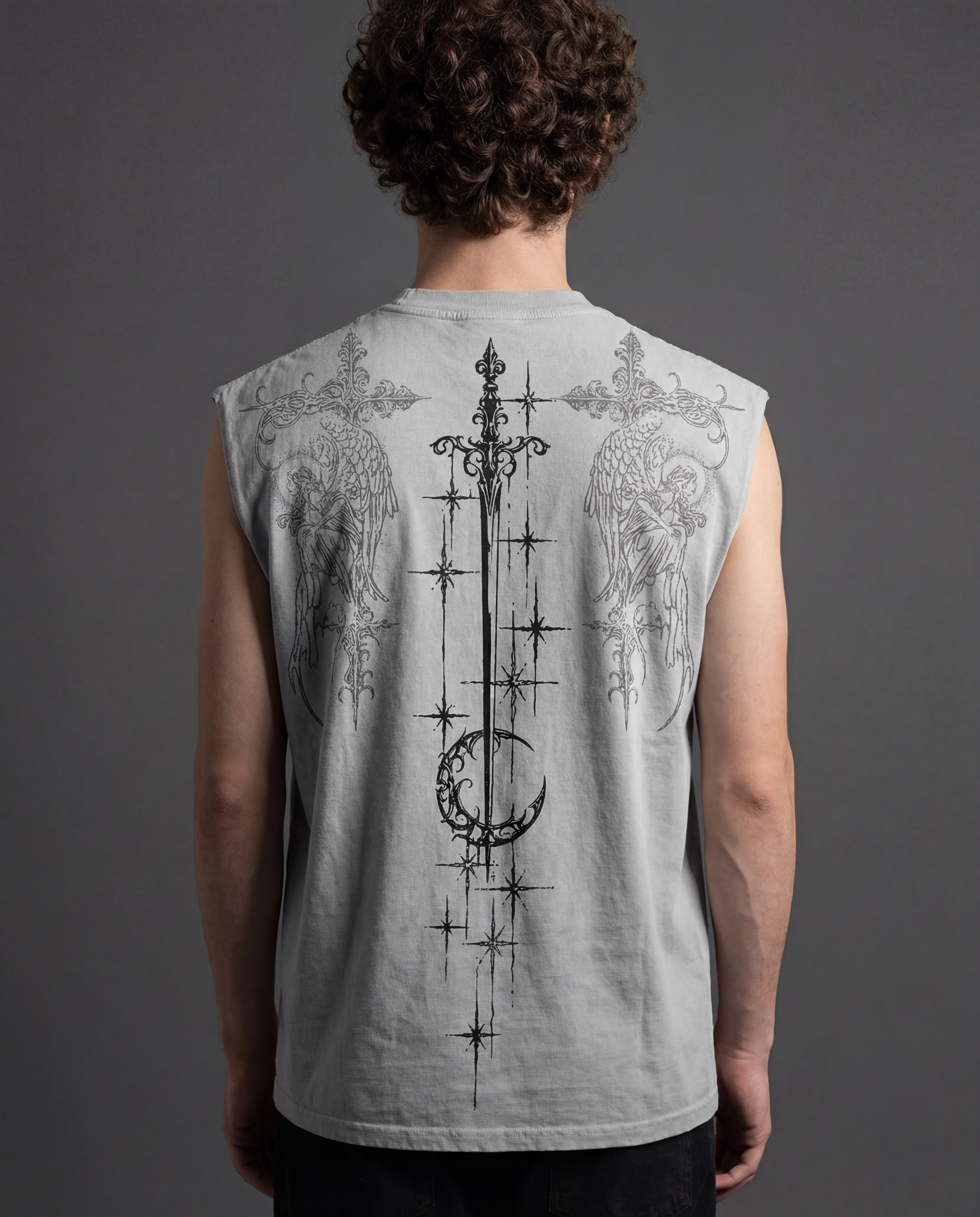 Obsess Grey Unisex Boxy Vest