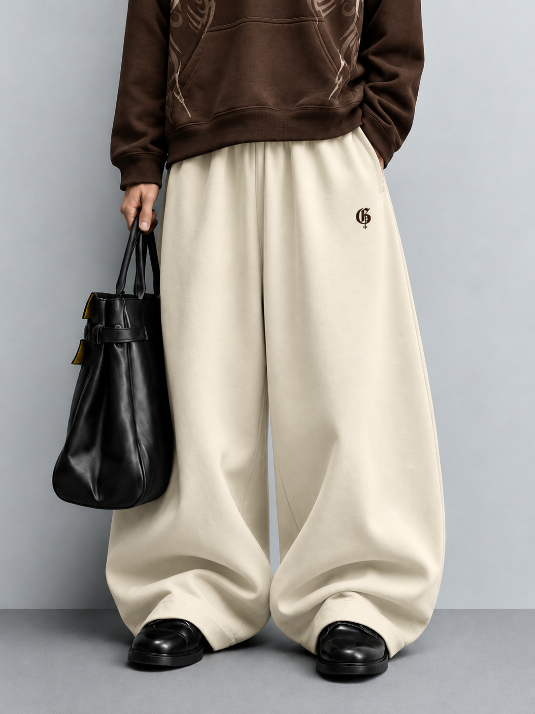 Genrage Beige Balloon Pants
