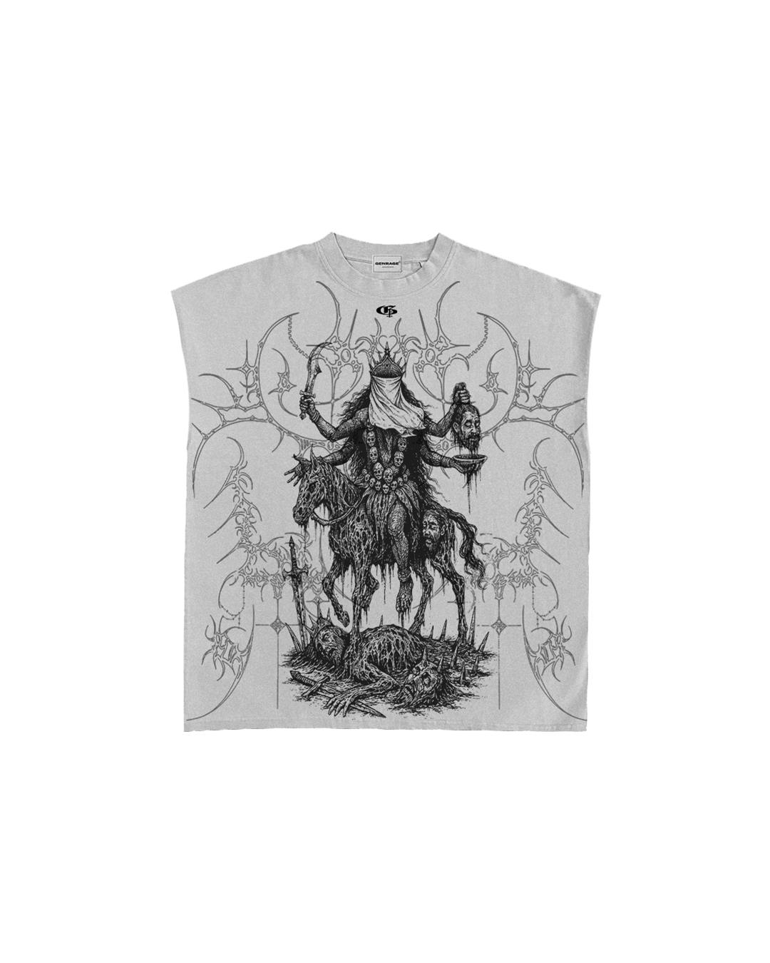 Rakshak Grey Unisex Boxy Vest