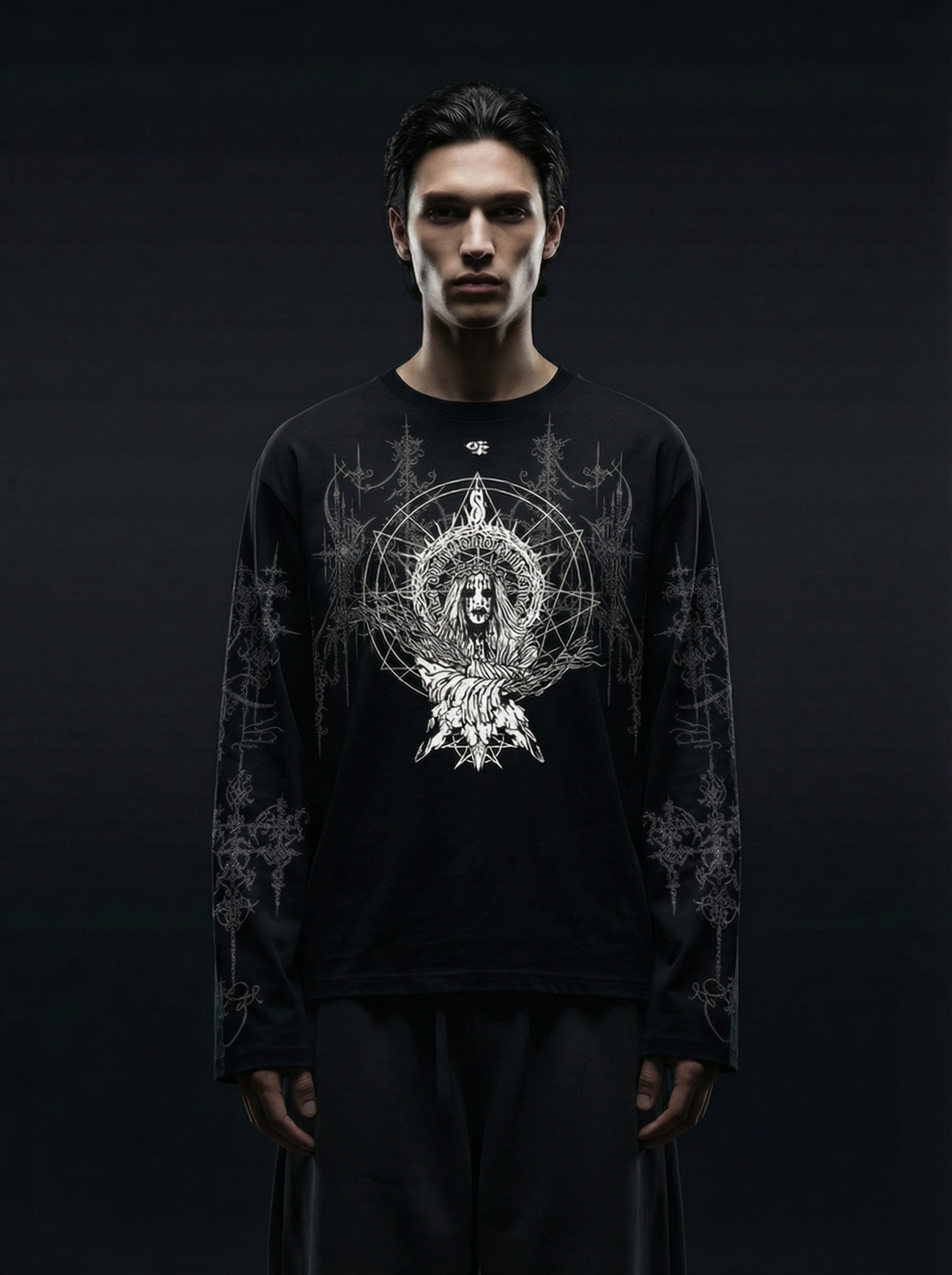Brutal Black Full Sleeve T Shirt