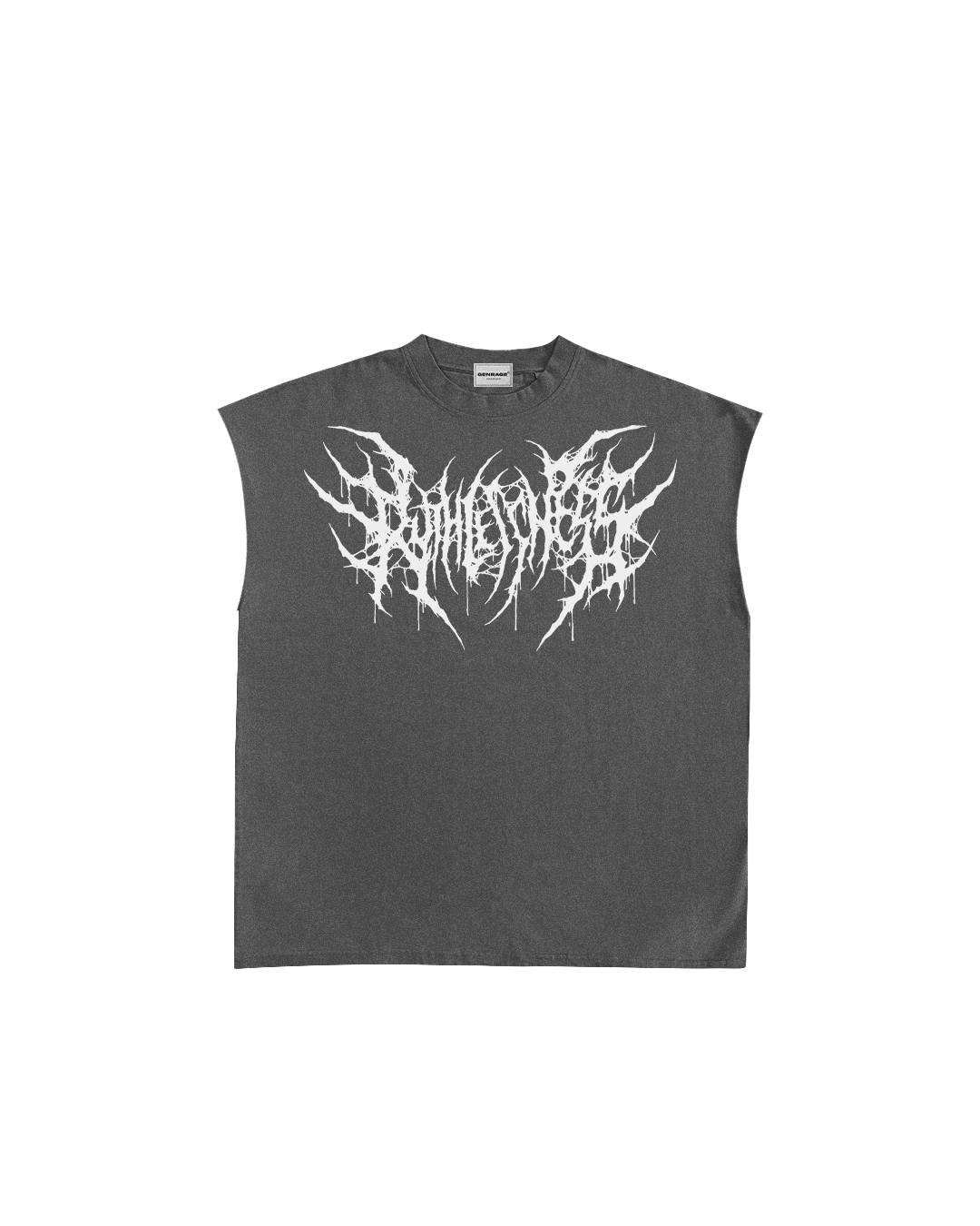 Ruthless Dark Grey Unisex Boxy Vest