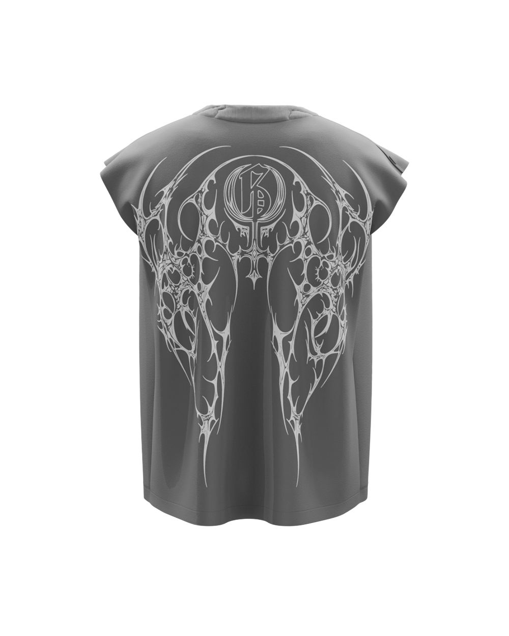 Ruthless Dark Grey Unisex Boxy Vest