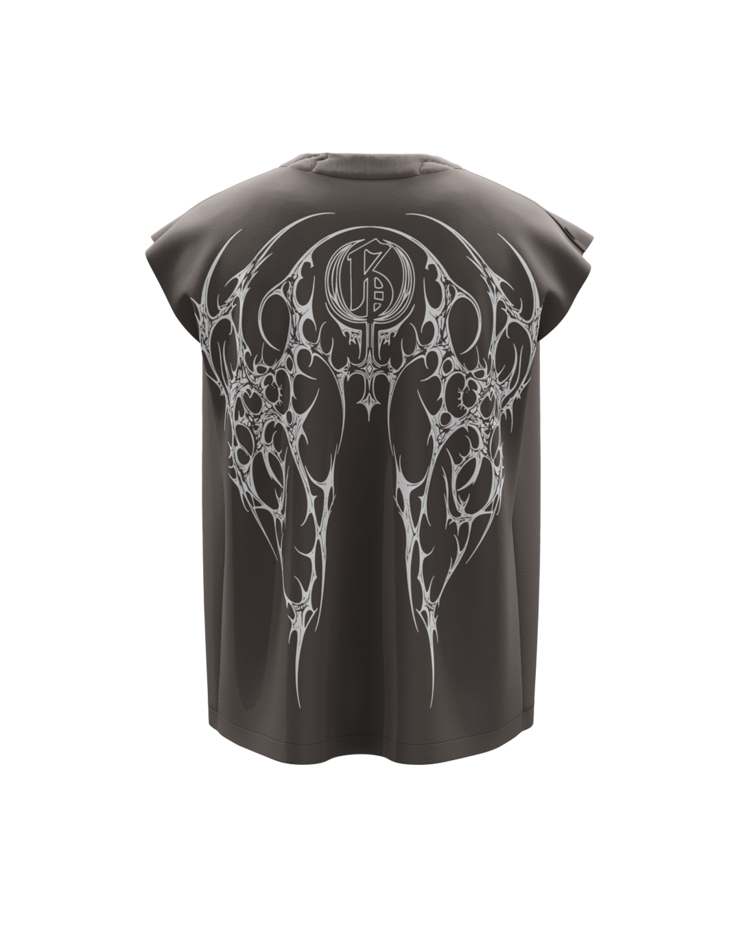 Ruthless Dark Grey Unisex Boxy Vest