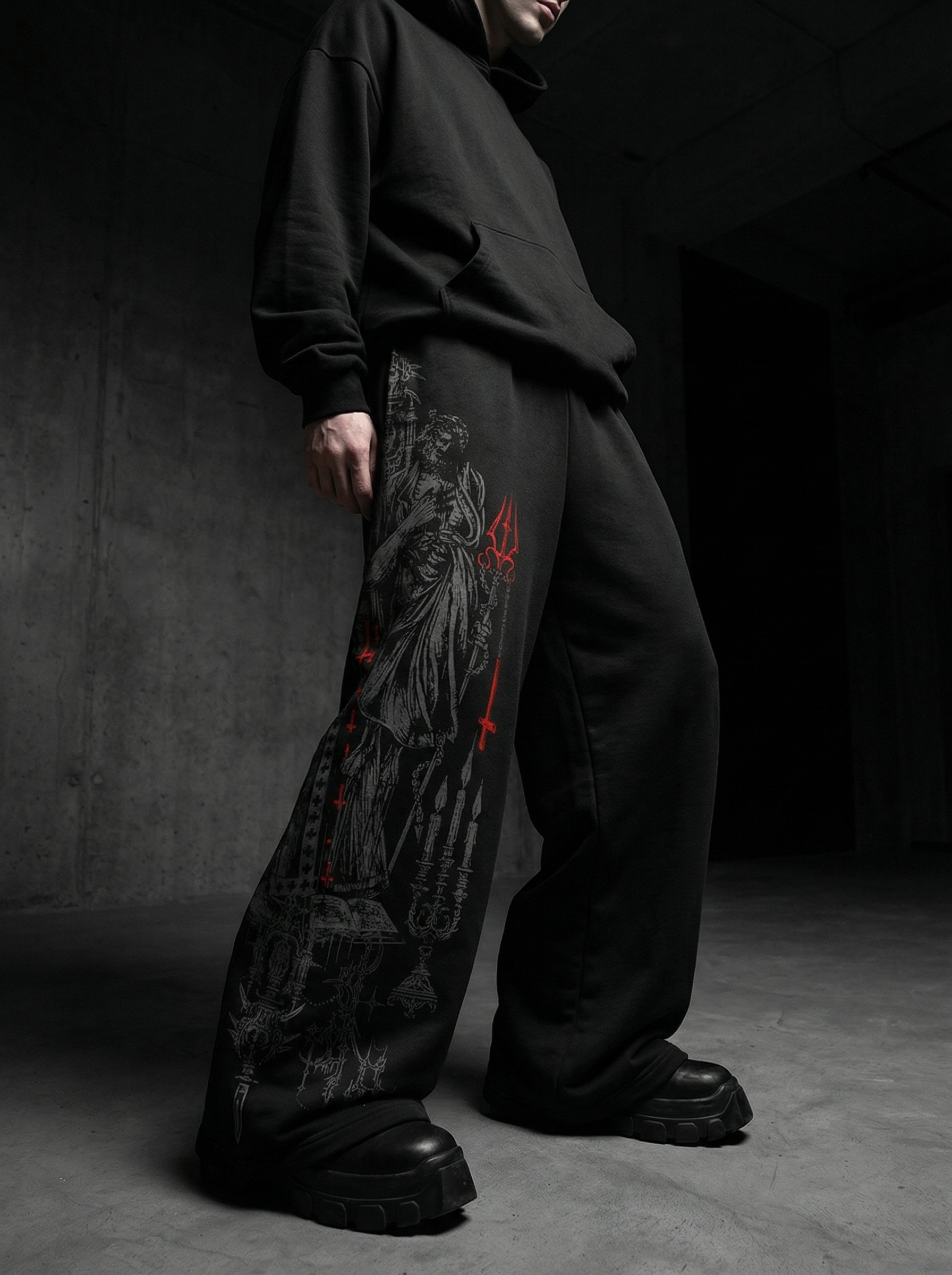 Bleed Unisex Straight Fit Baggy Pants
