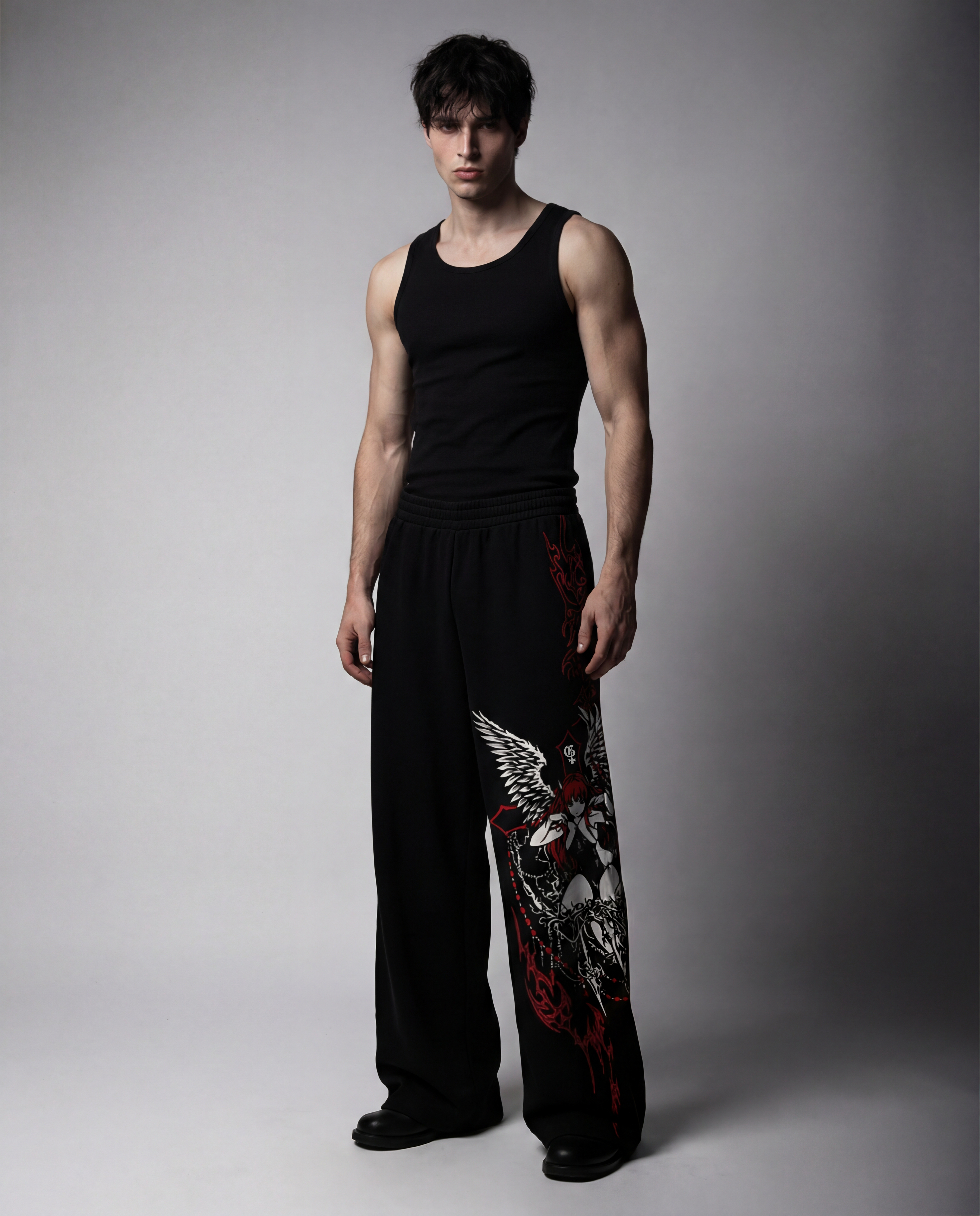 Scarlet Unisex Straight Fit Baggy Pants