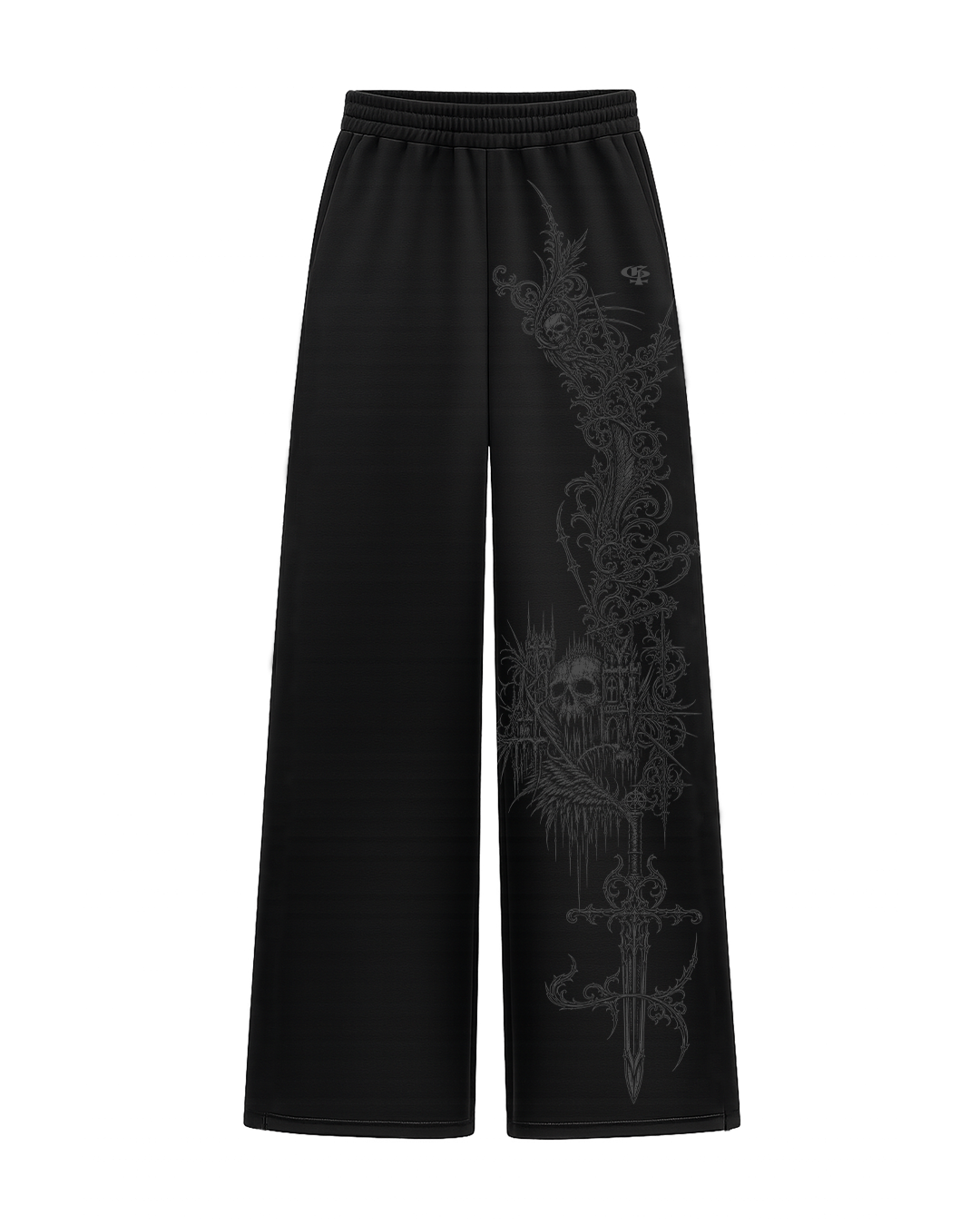 Burial Black Baggy Pants
