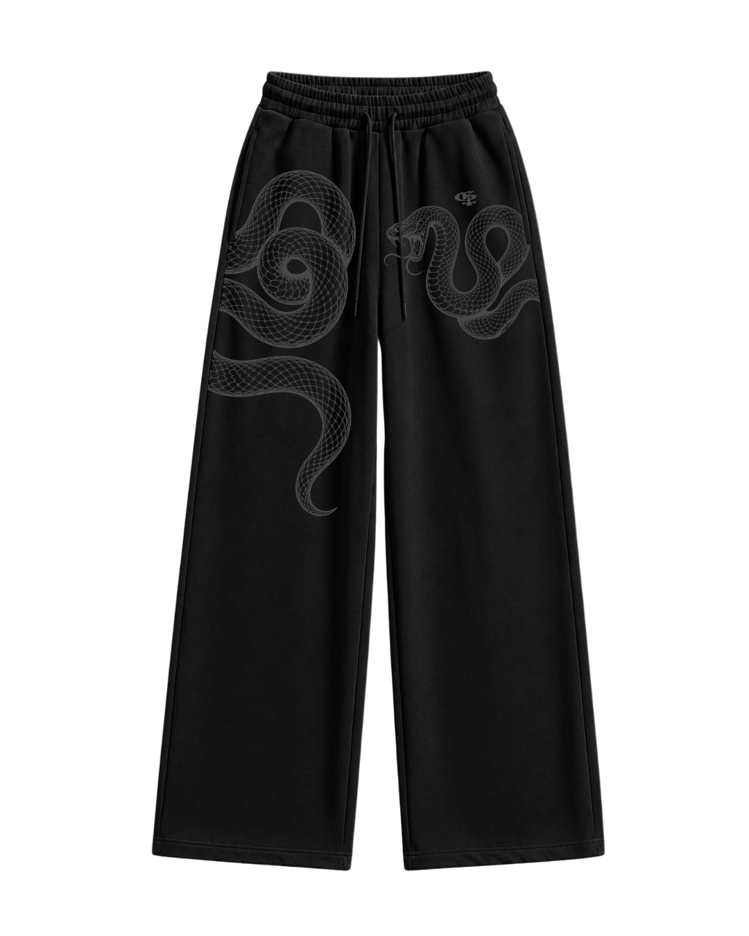 Rattle Black Baggy Pants