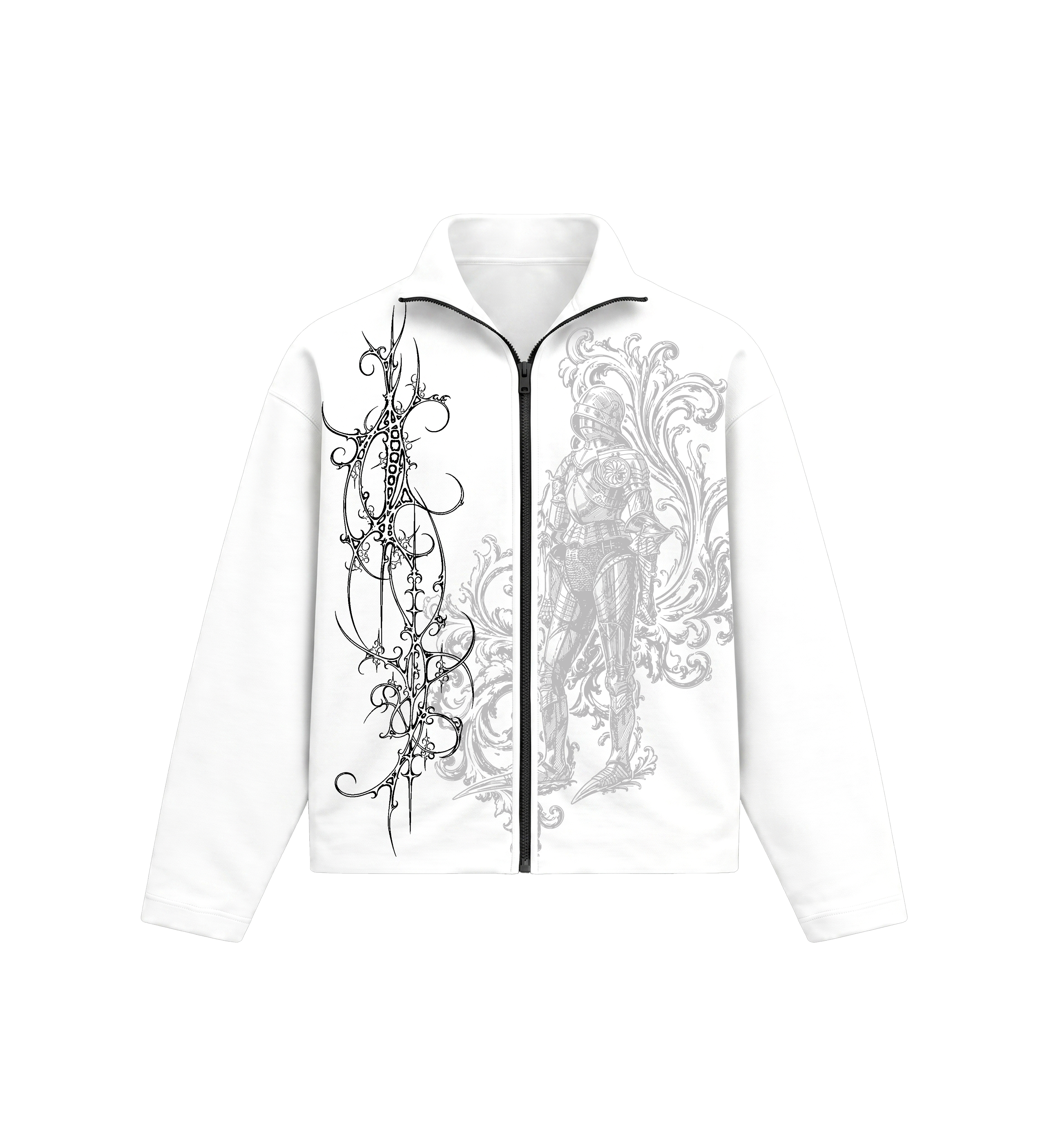 Trench White Boxy Jacket