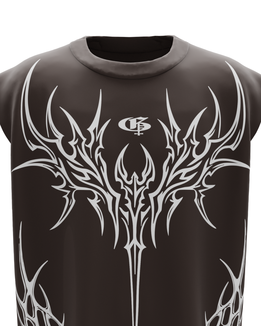 Corpse Brown Unisex Boxy Vest