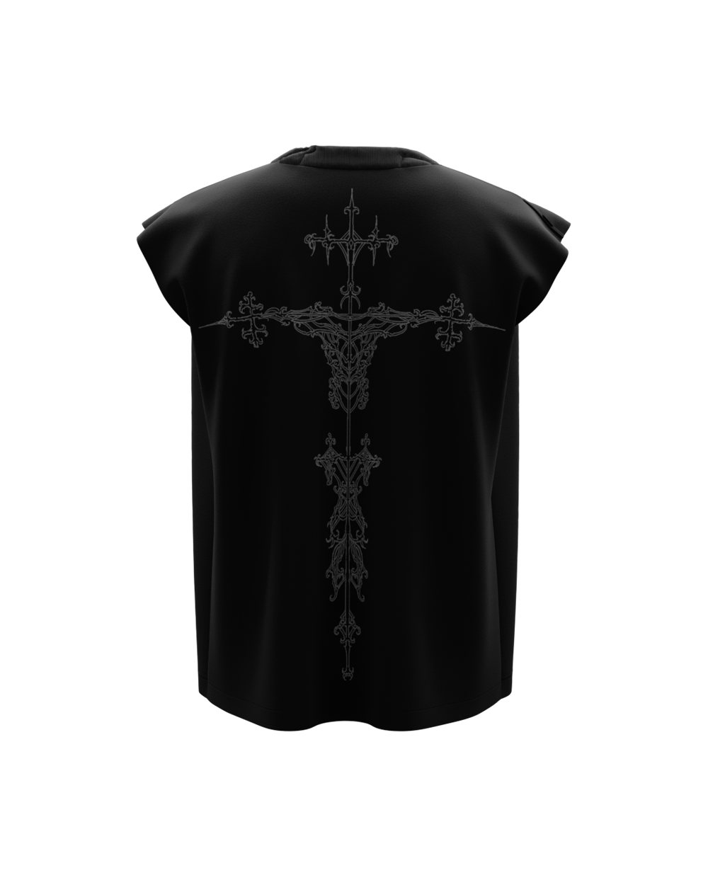 Riot Black Boxy Unisex Vest