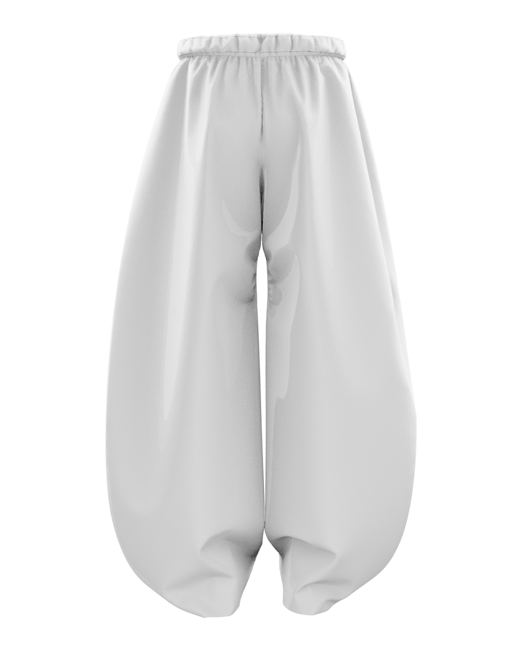 Genrage White Balloon Pants