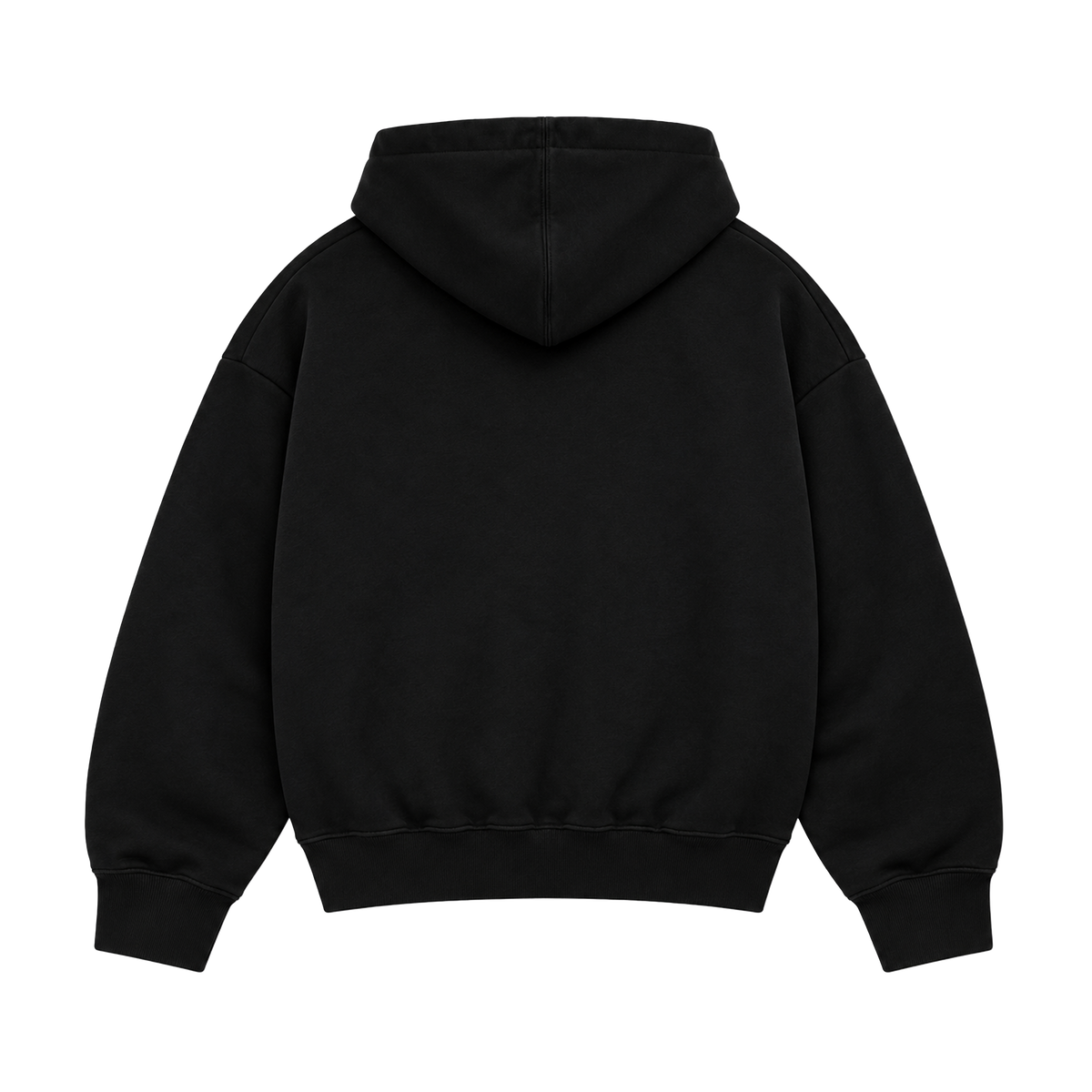 Thesis Black Zipper Hoodie