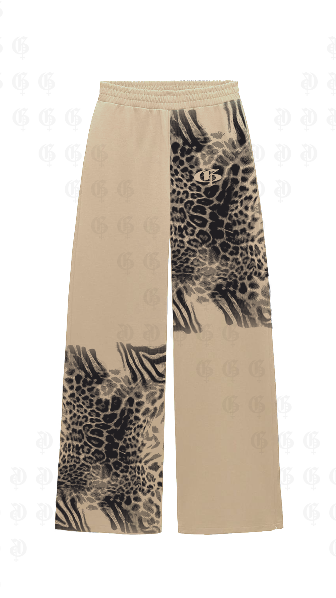 Blitz Sand Straight Fit Baggy Pants