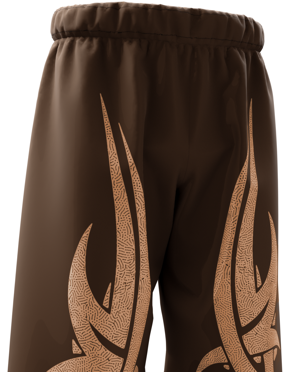 Razor Brown Straight Fit Baggy Pants