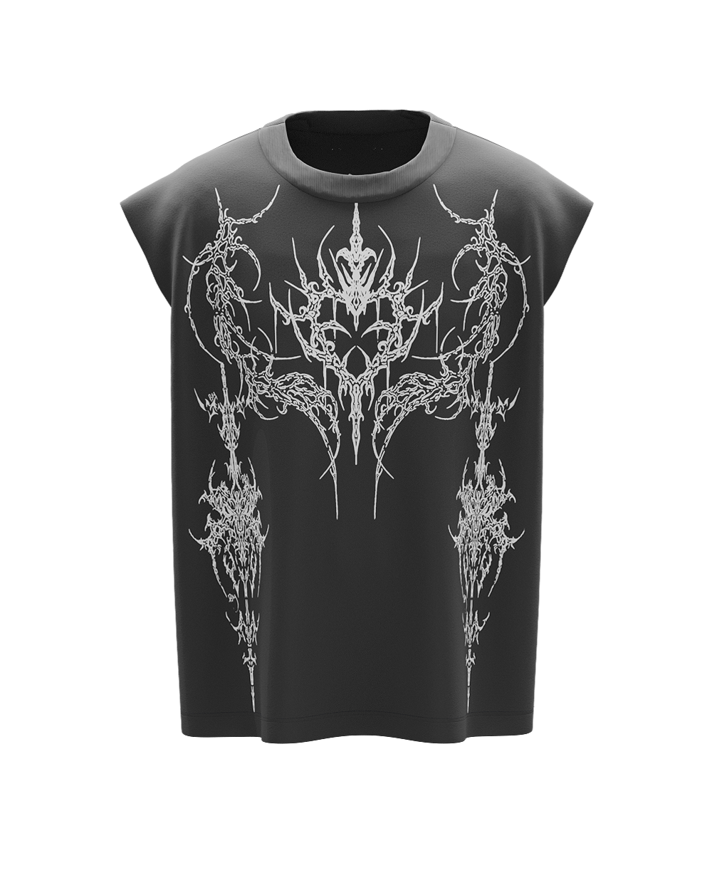 charcoal-demon-boxy-unisex-vest-genrage-2