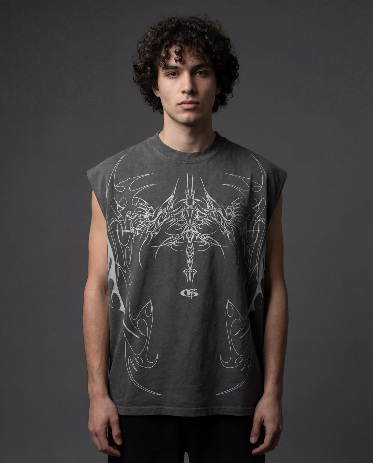 cipher-dark-grey-unisex-boxy-vest-genrage-3