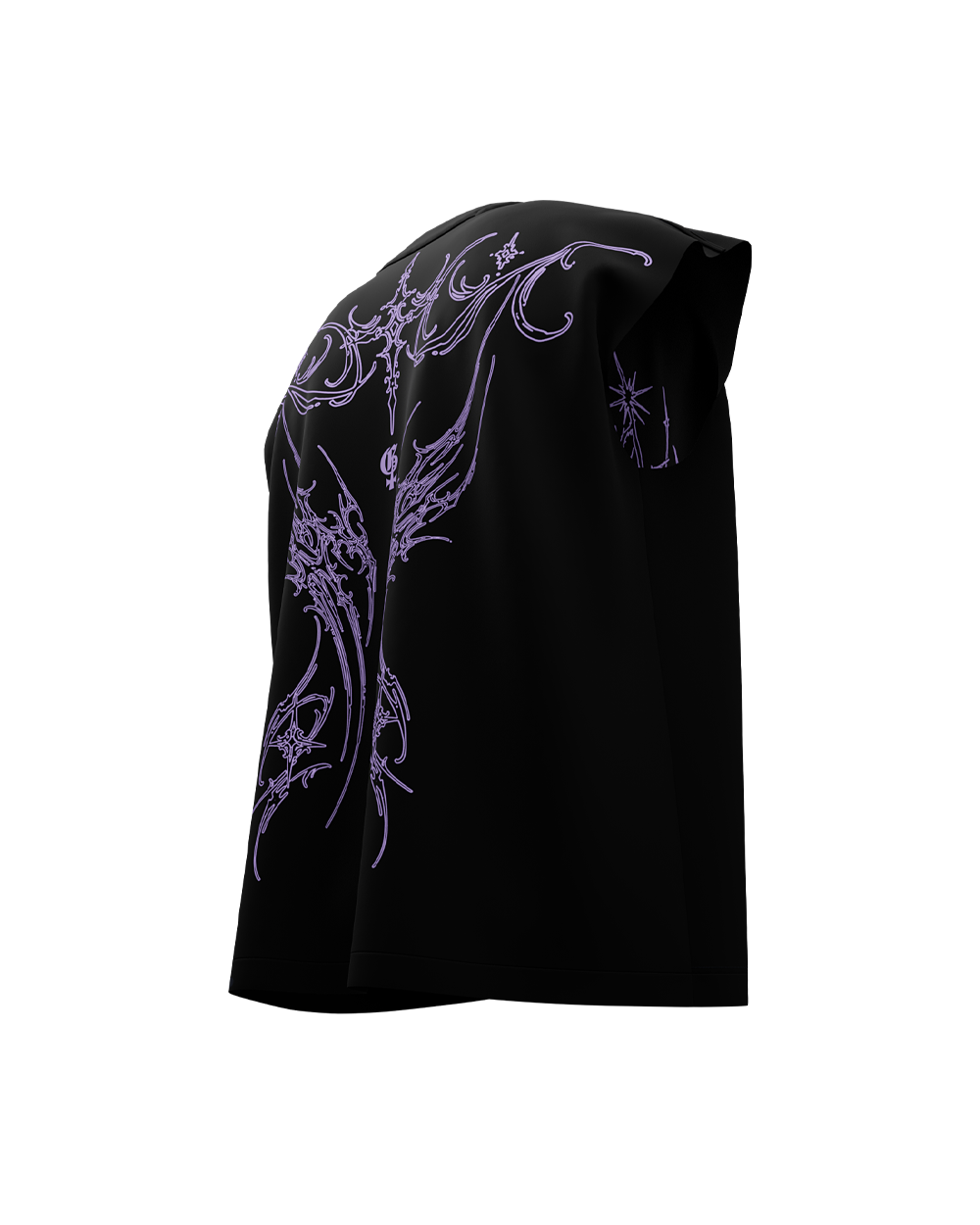 Dissect Black Boxy Unisex Vest