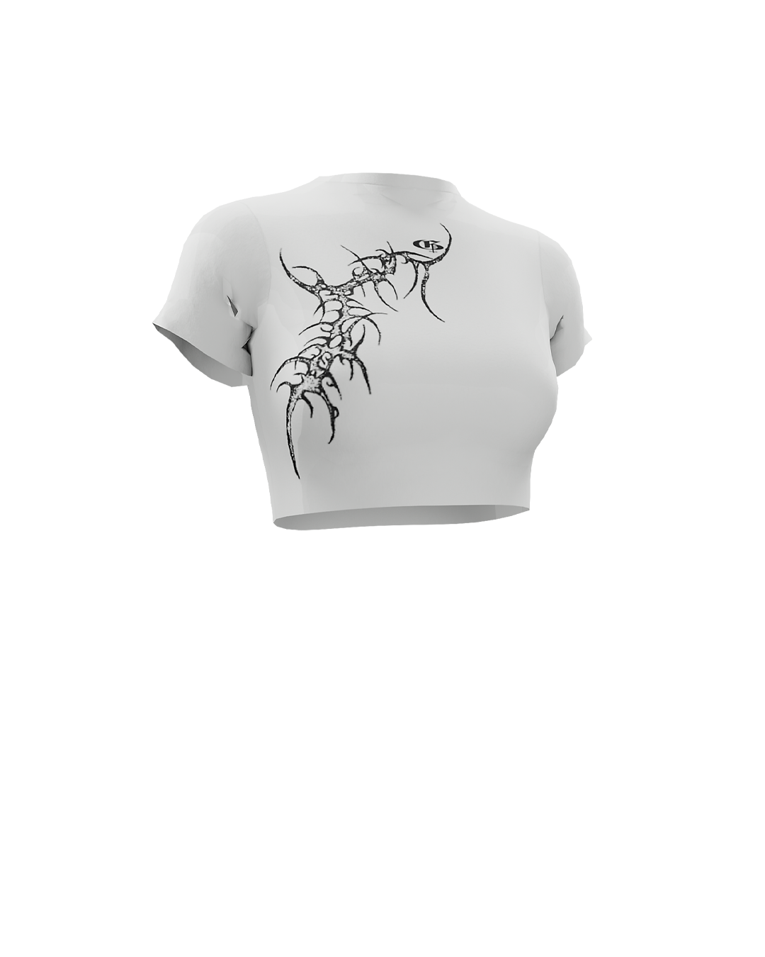 Hollow Women's Baby Tee