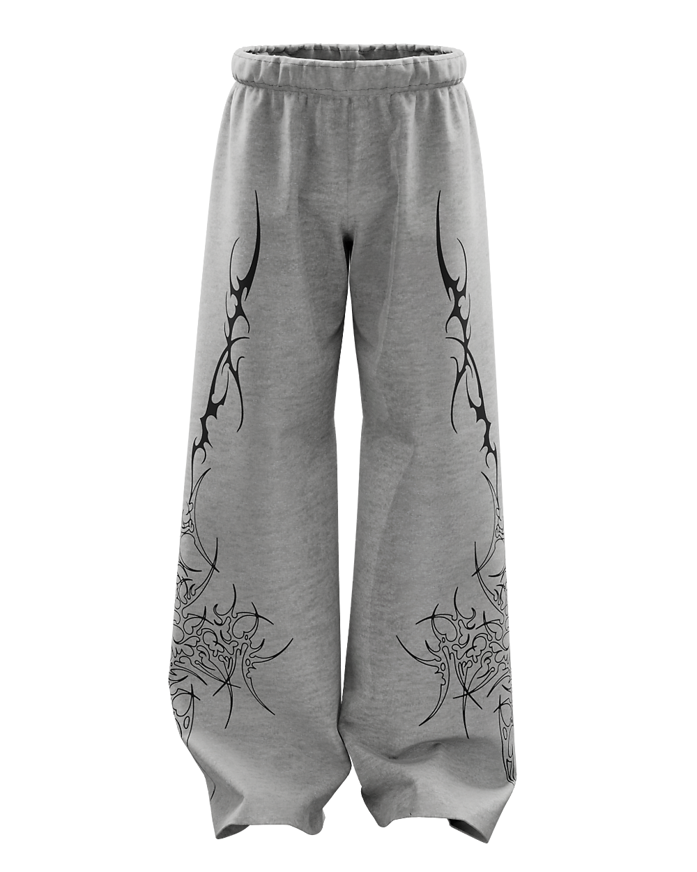 Greysigil Melange Unisex Straight Fit Baggy Pants