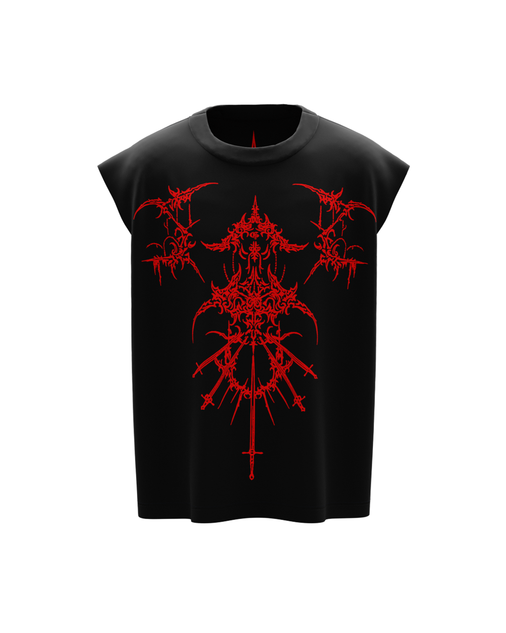 Heretic Black Boxy Unisex Vest