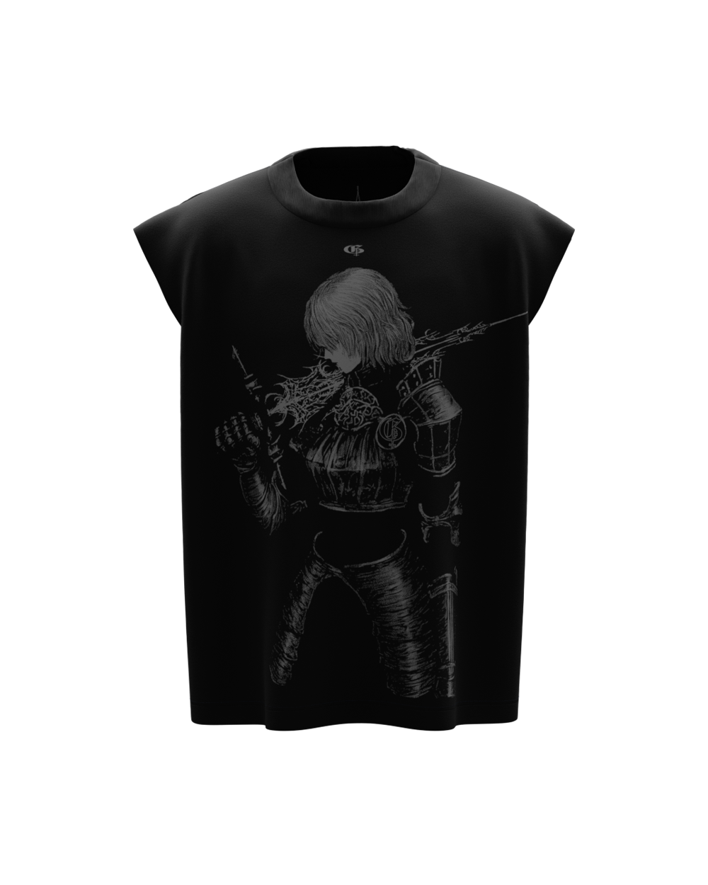 Riot Black Boxy Unisex Vest