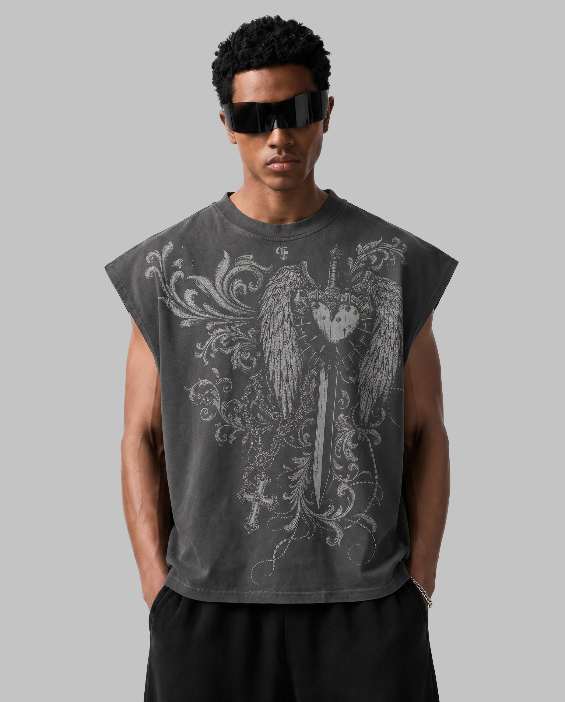 Dagger Dark Grey Vest