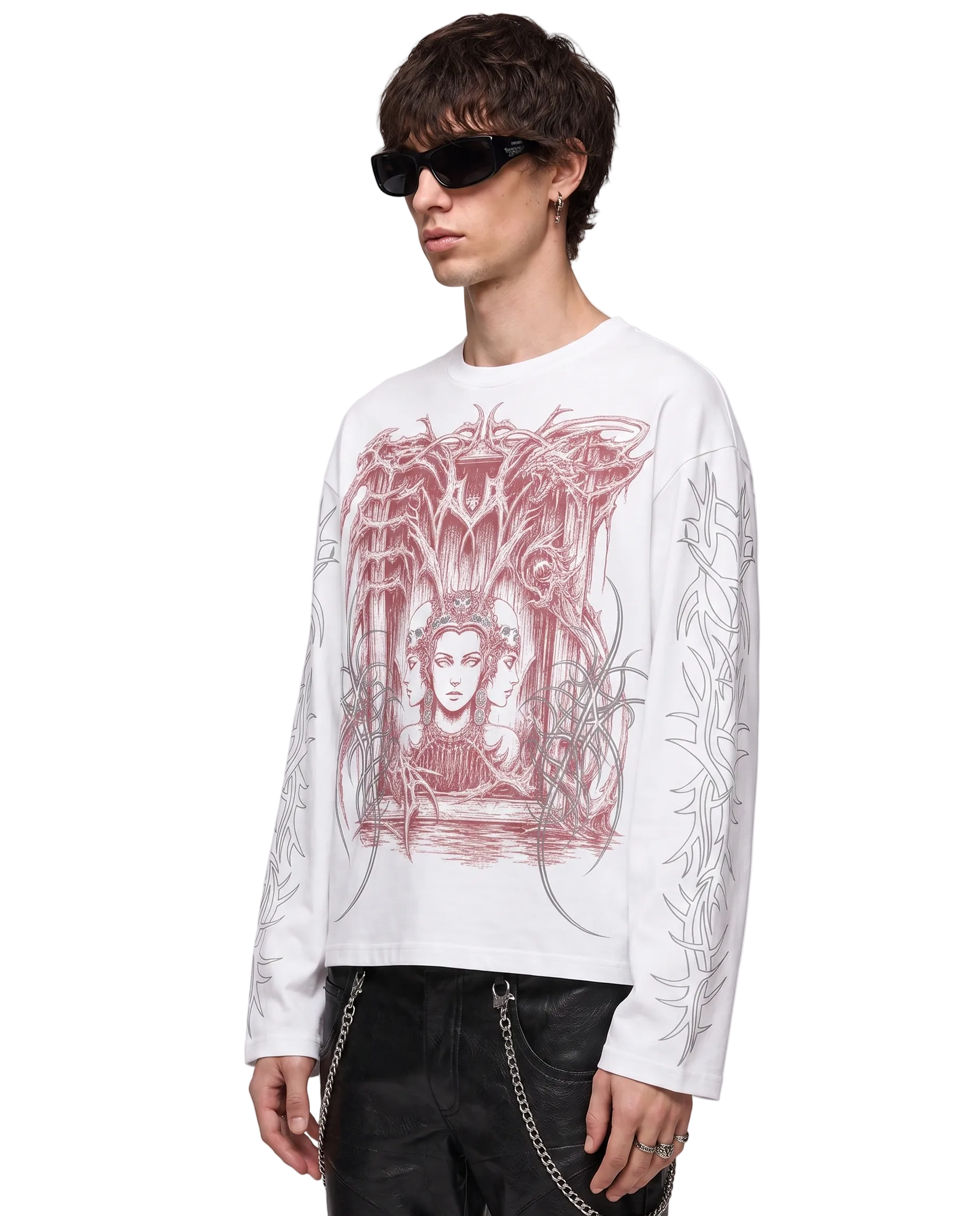 Agni White Full Sleeves