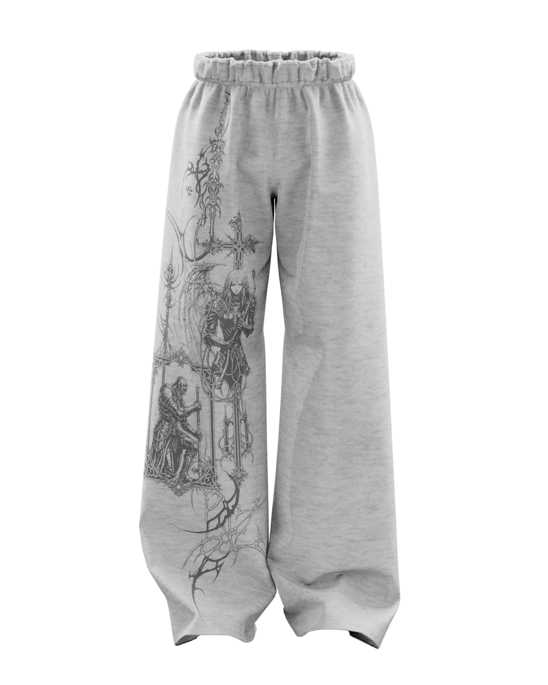 honor-melange-unisex-straight-fit-baggy-pants-genrage-1