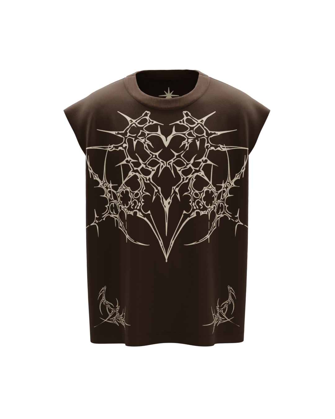 kyron-brown-boxy-unisex-vest-genrage-1