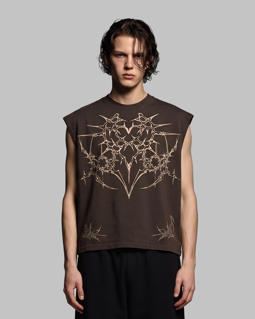 kyron-brown-boxy-unisex-vest-genrage-2