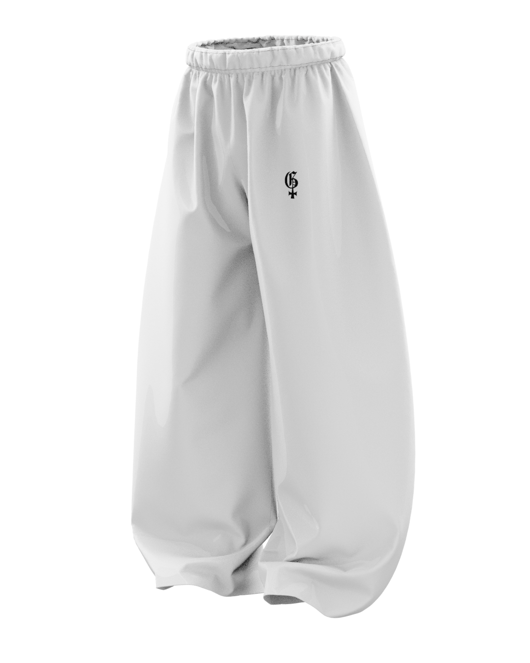 Genrage White Balloon Pants