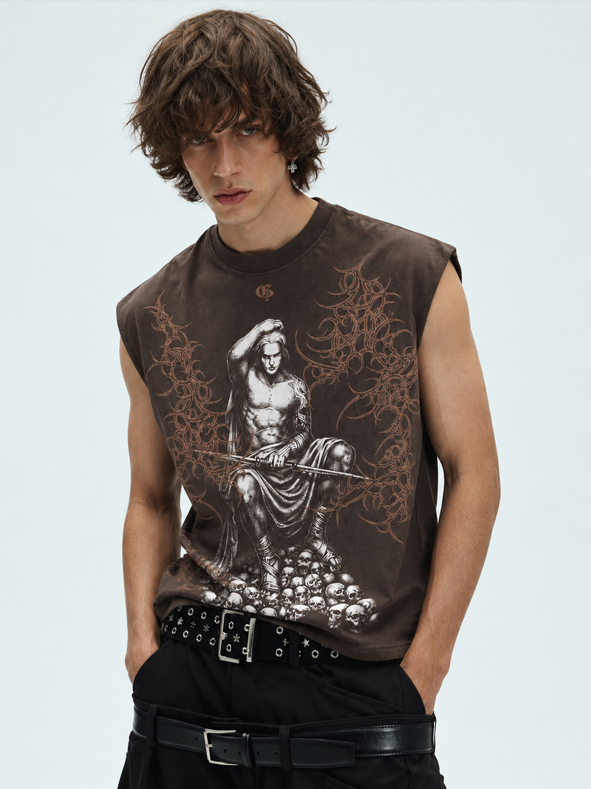 throne-brown-boxy-unisex-vest-genrage-2