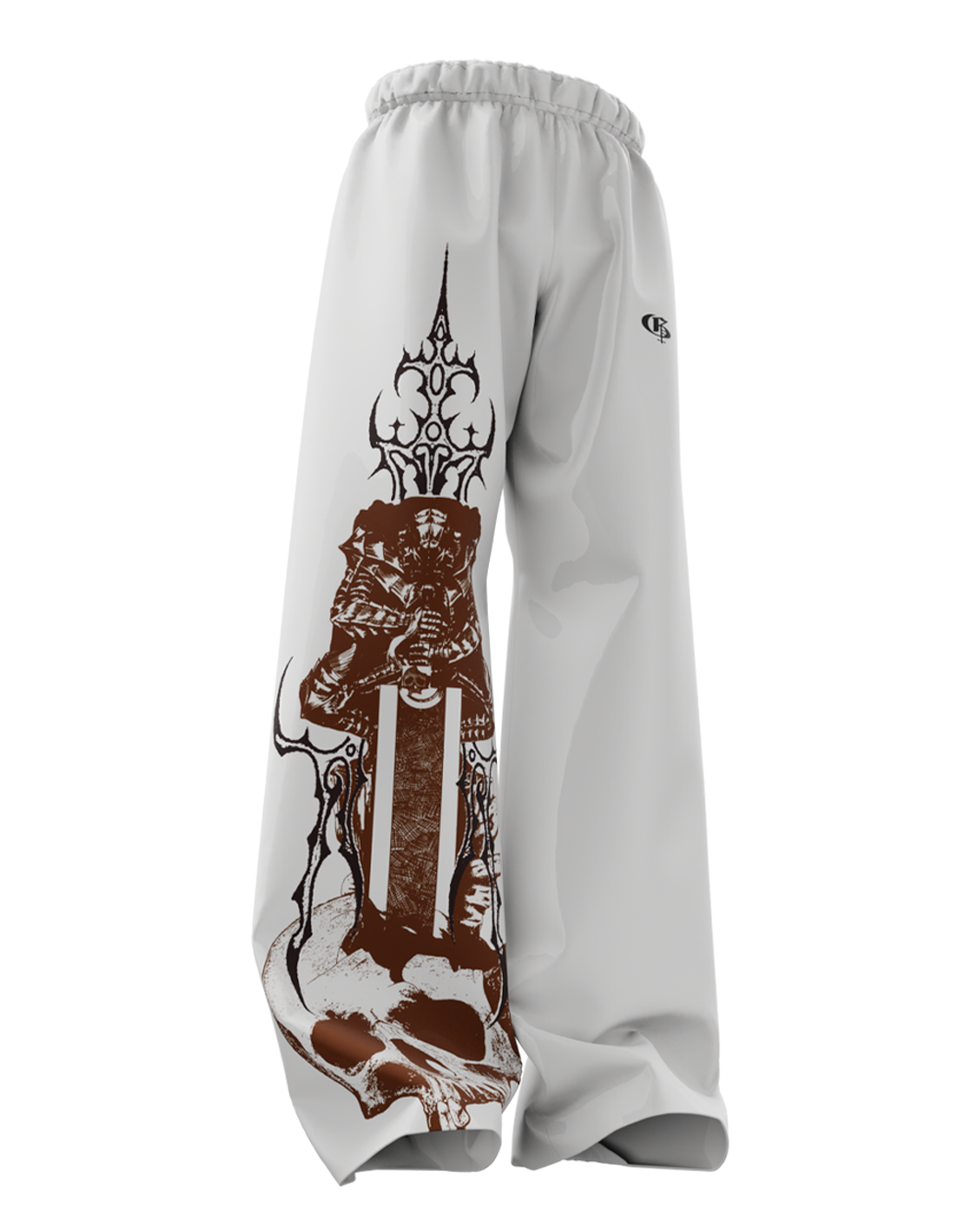 Akira OffWhite Unisex Straight Fit Baggy Pants