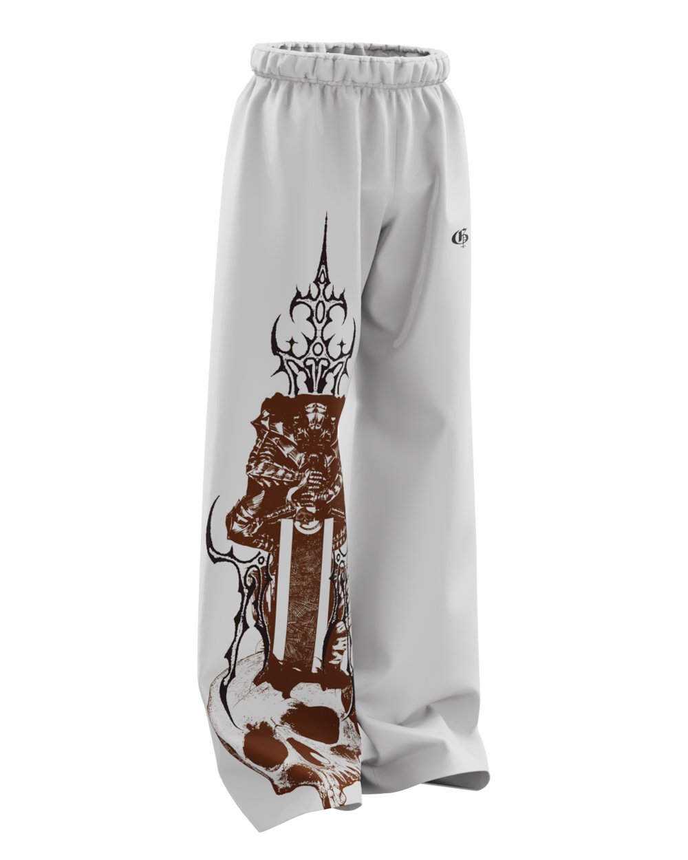 Akira OffWhite Unisex Straight Fit Baggy Pants