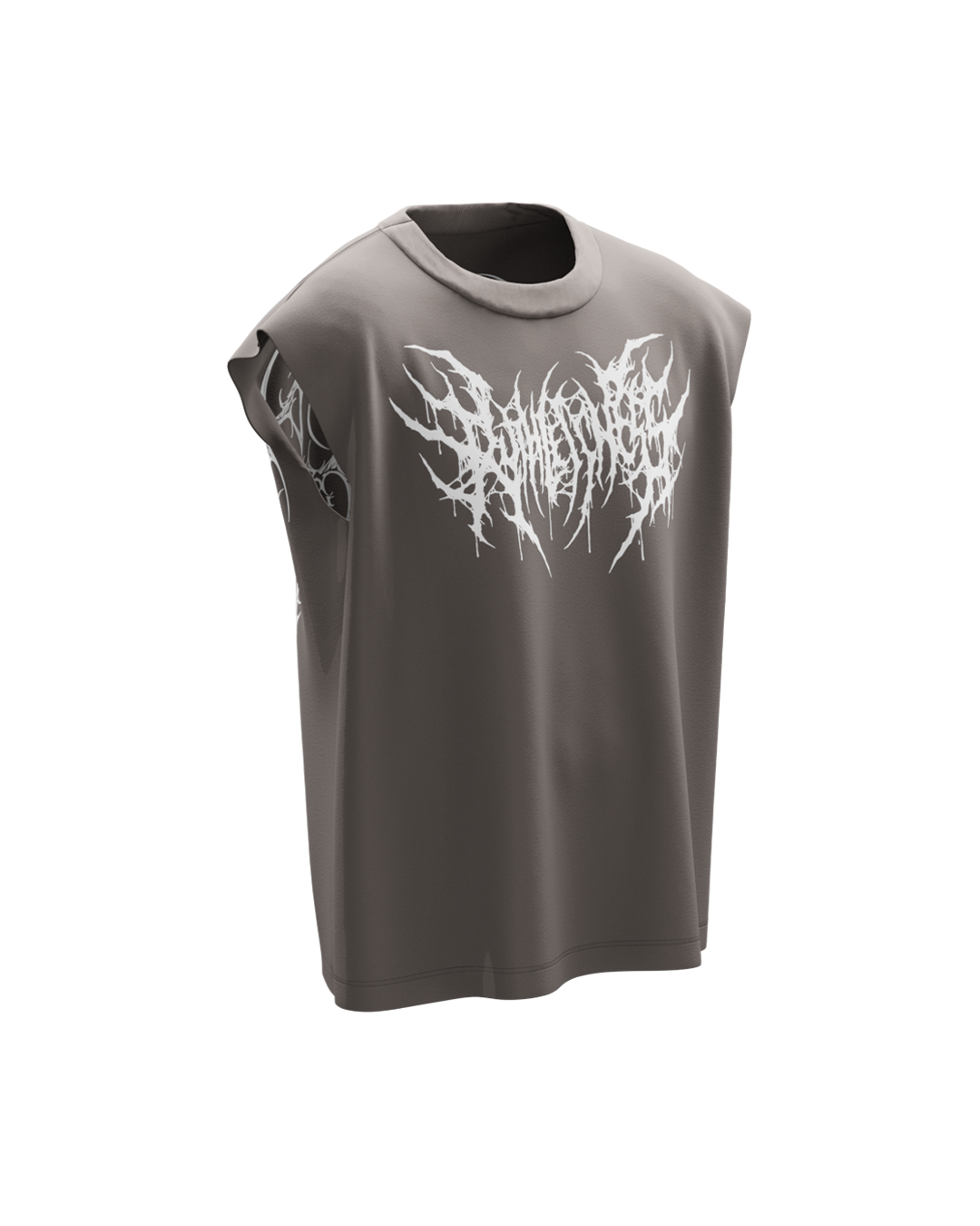 Ruthless Dark Grey Unisex Boxy Vest