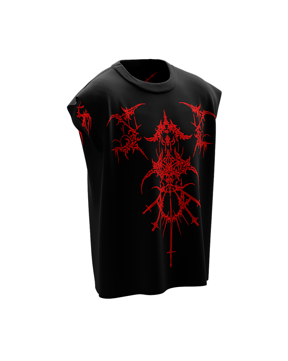 Heretic Black Boxy Unisex Vest