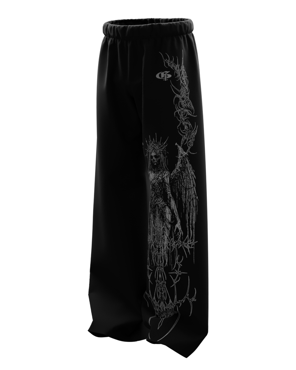 Crown Unisex Straight Fit Baggy Pants