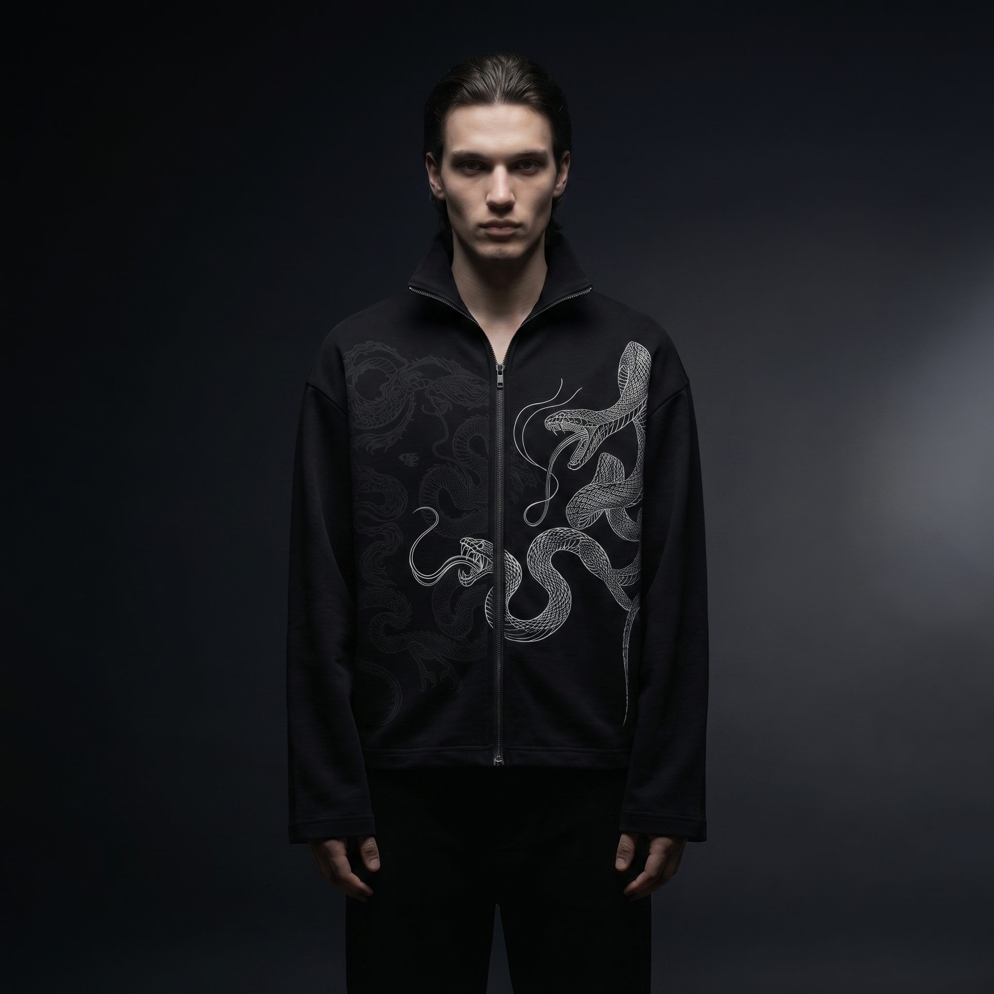 Venom Black Boxy Jacket