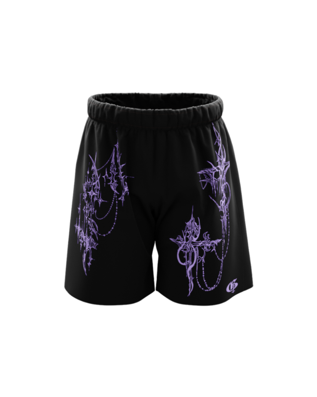 zyra-black-unisex-shorts-genrage-1