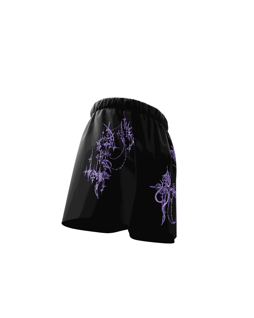 zyra-black-unisex-shorts-genrage-2