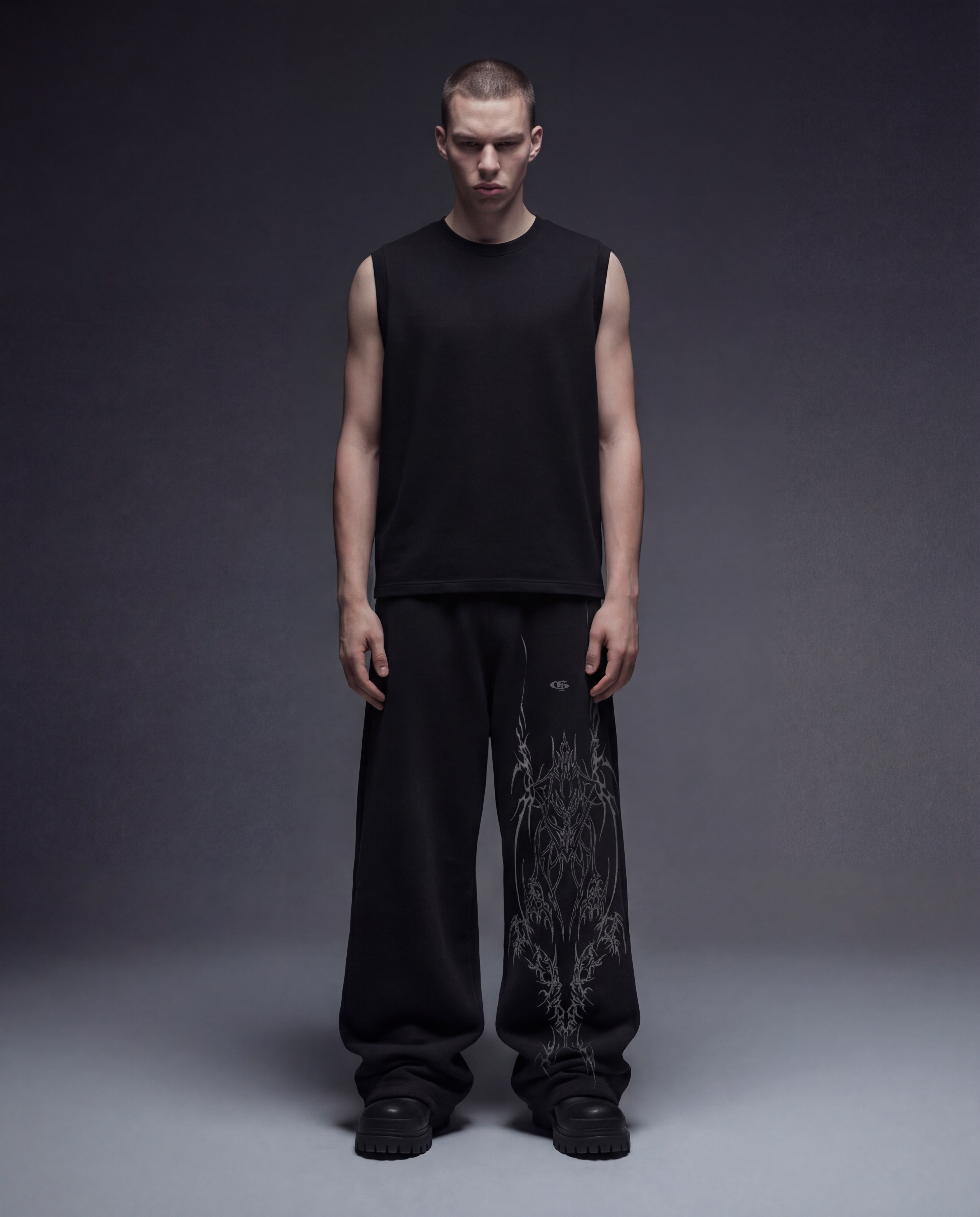 Ancest Unisex Straight Fit Baggy Pants