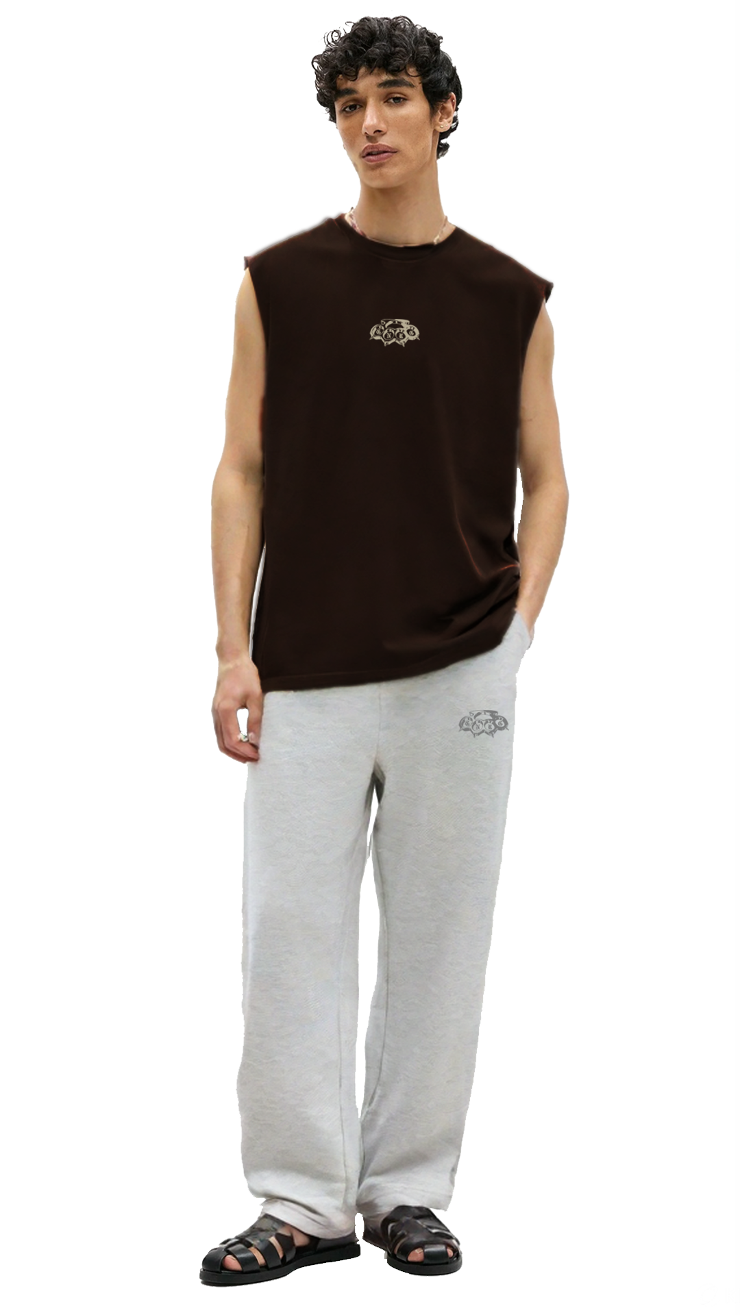 Basic Brown Genrage Unisex Vest