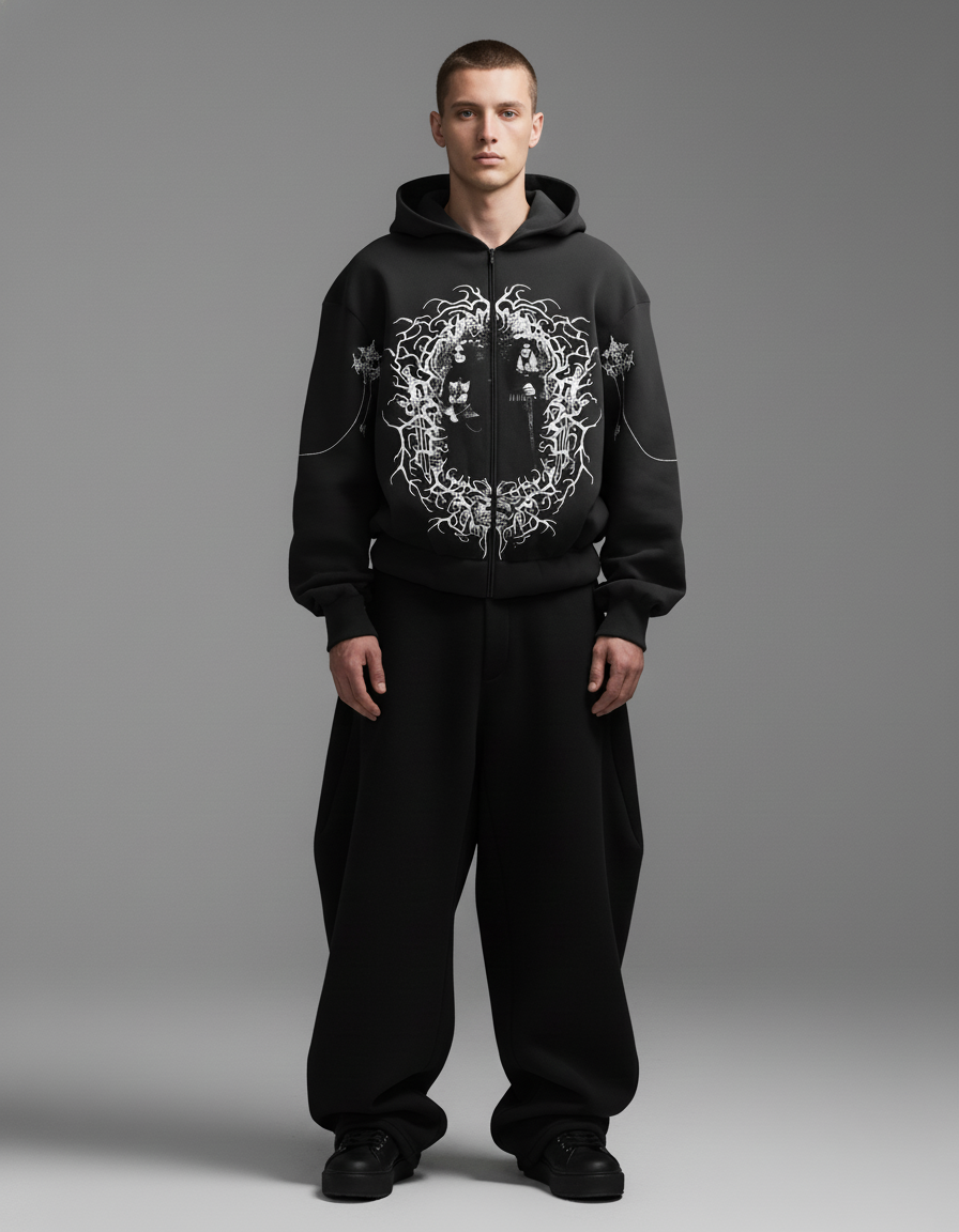 Exorcist Black Unisex Zipper Hoodie [PRE-ORDER]