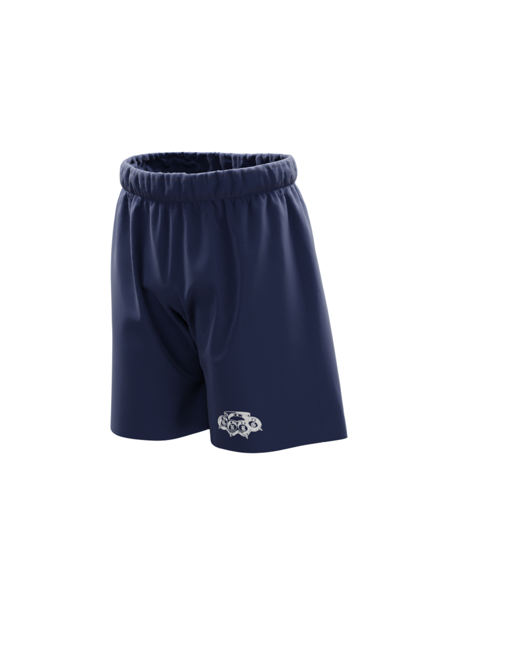 Basic Navy Blue Unisex Shorts
