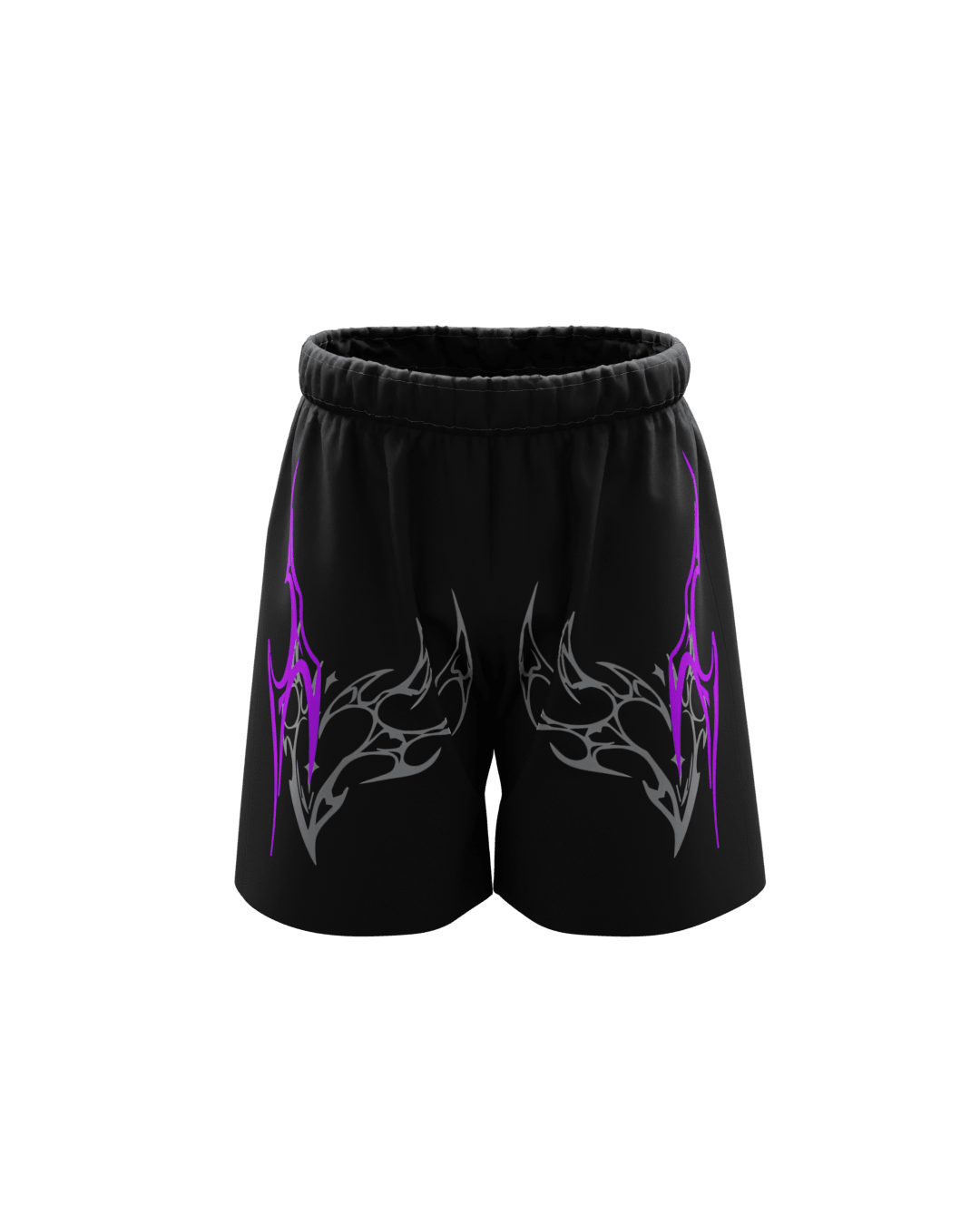 Lethal Unisex Black Shorts - GENRAGE