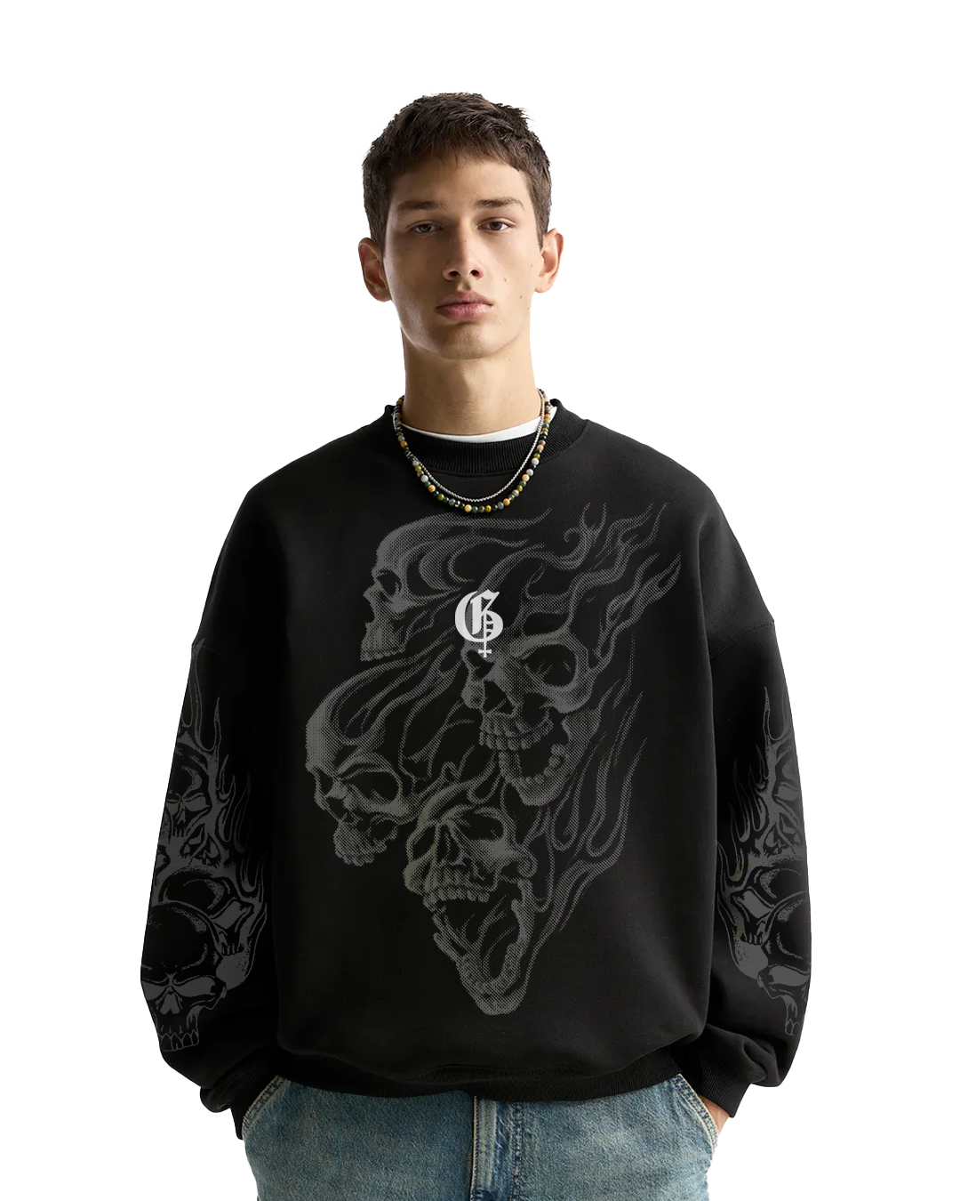 Reaper Boxy Long Sleeves Sweatshirt