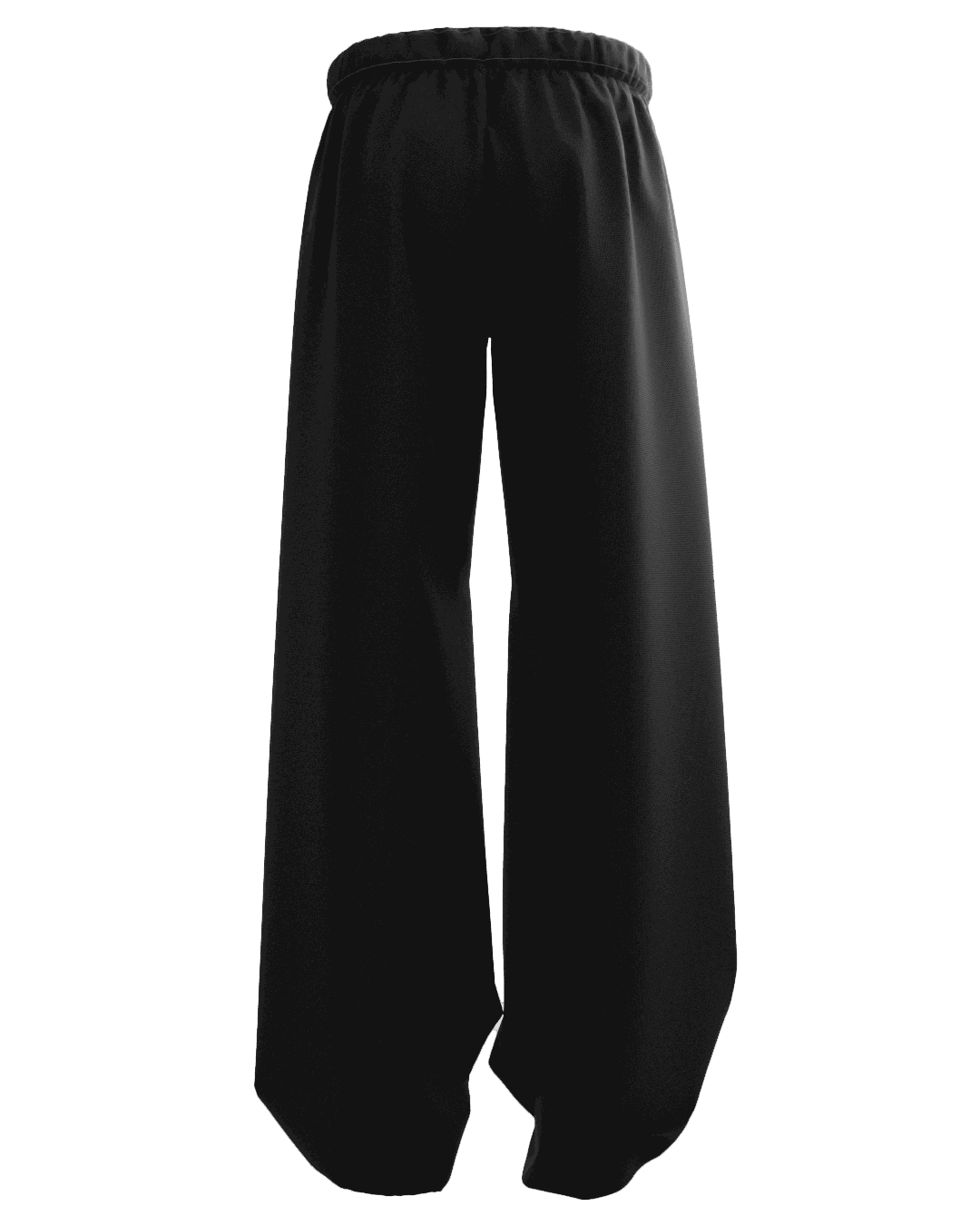 Bexor Black Unisex Baggy Straight Fit Pants - GENRAGE